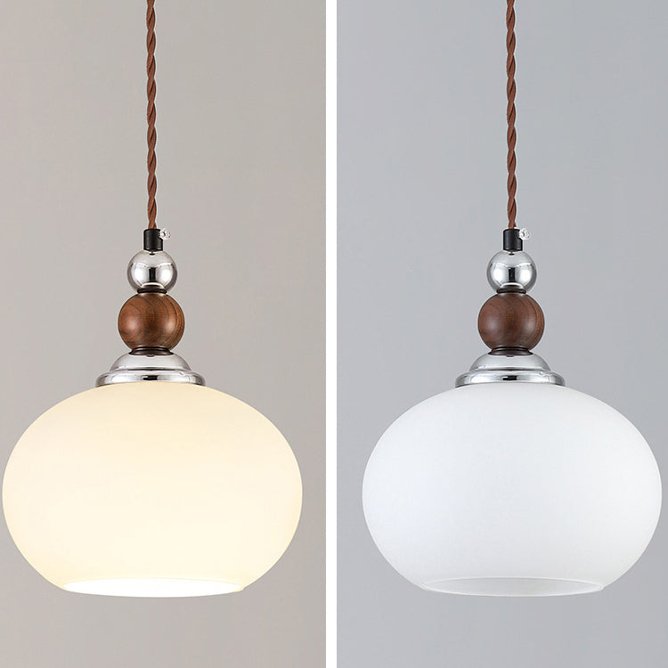 Lantern Shaped Wood Iron Glass 1-Light Wall Sconce Lamp