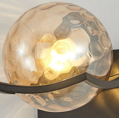 Simplicity Glass Ball Shade 1-Light Wall Sconce Lamp