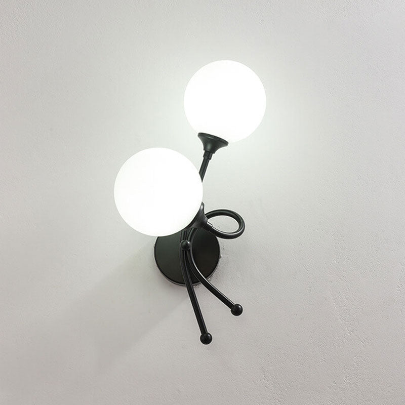Minimalist Knot Shape Design 2-Light Wall Sconce Lamp