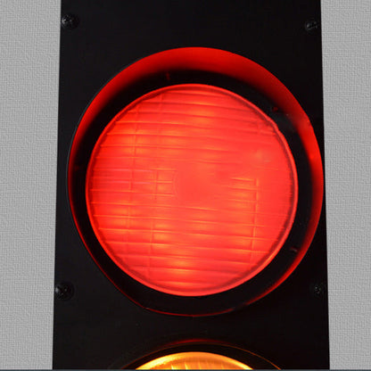Rectangle Traffic Signal Iron Glass LED Wall Sconce Lamp