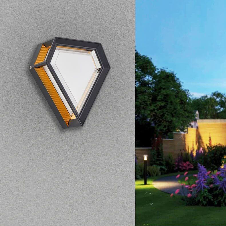 Acrylic Shape LED Outdoor Waterproof Wall Sconce Lamp