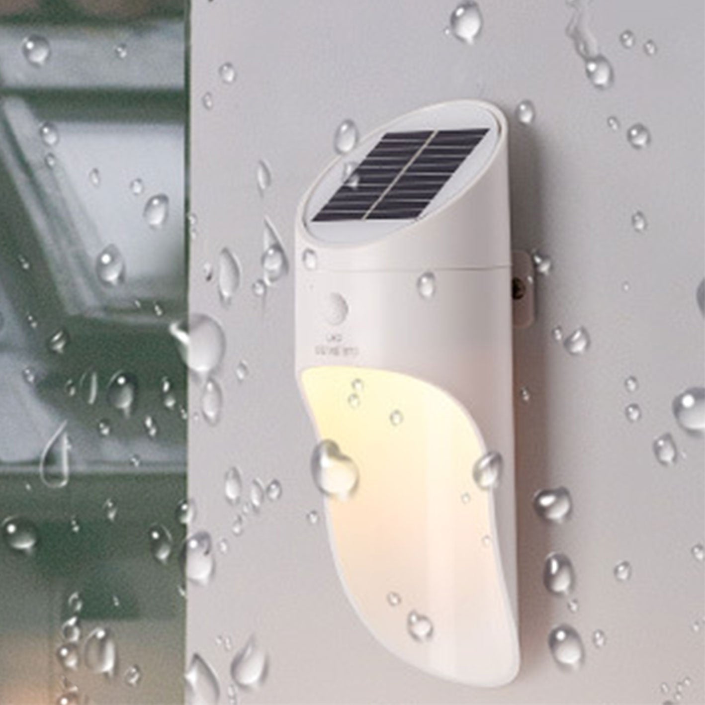 Solar LED Sensor Outdoor Waterproof Wall Sconce Lamp