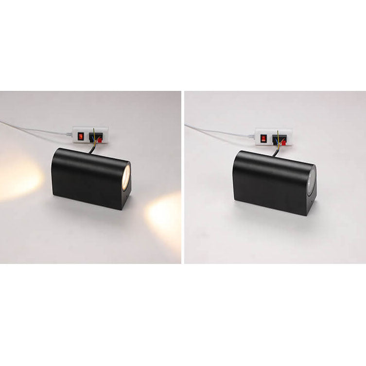 Solid Double-headed LED Outdoor Waterproof Wall Sconce Lamp