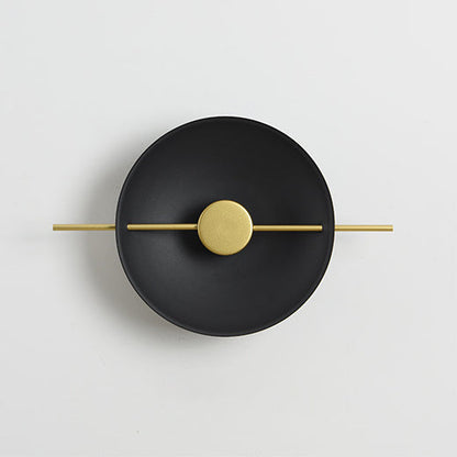 Modern Luxury Iron Round LED Wall Sconce Lamp