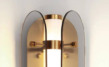 Scandinavian Minimalist Light Glass LED Wall Sconce Lamp