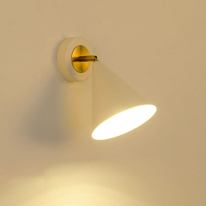 Minimalist Solid Color Rotatable 1-Light Wall Sconce Lamp