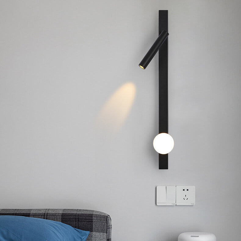 Industrial Aluminum Long Bar Rotatable LED Wall Sconce Lamp