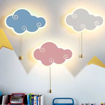 Nordic Simple Cloud Cartoon Design LED Wall Sconce Lamp