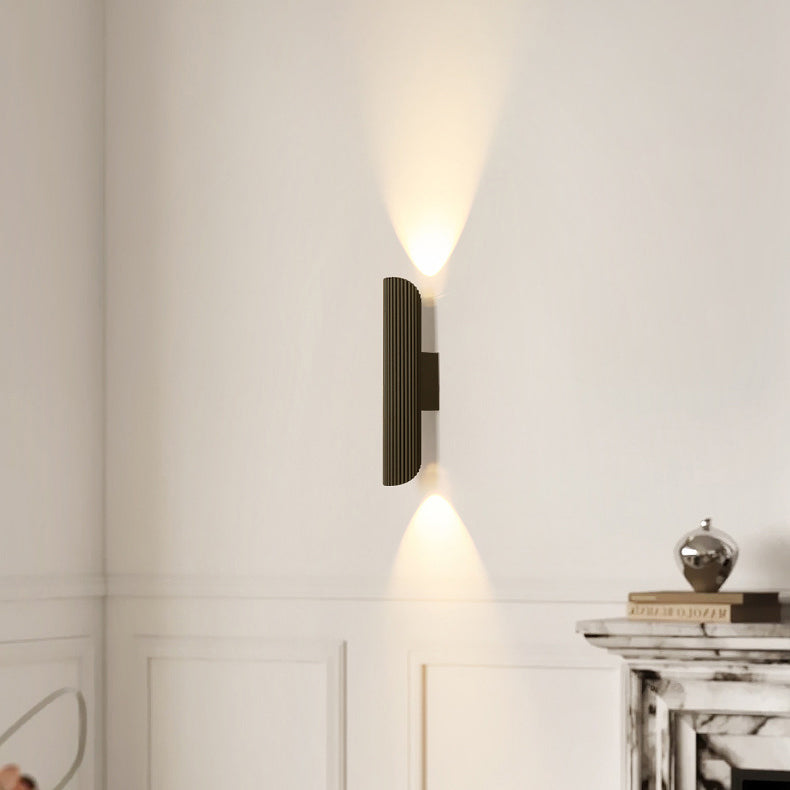 Aluminum Roman Column Design Iron LED Wall Sconce Lamp