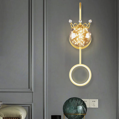Creative Iron Aluminum Balls LED Wall Sconce Lamp