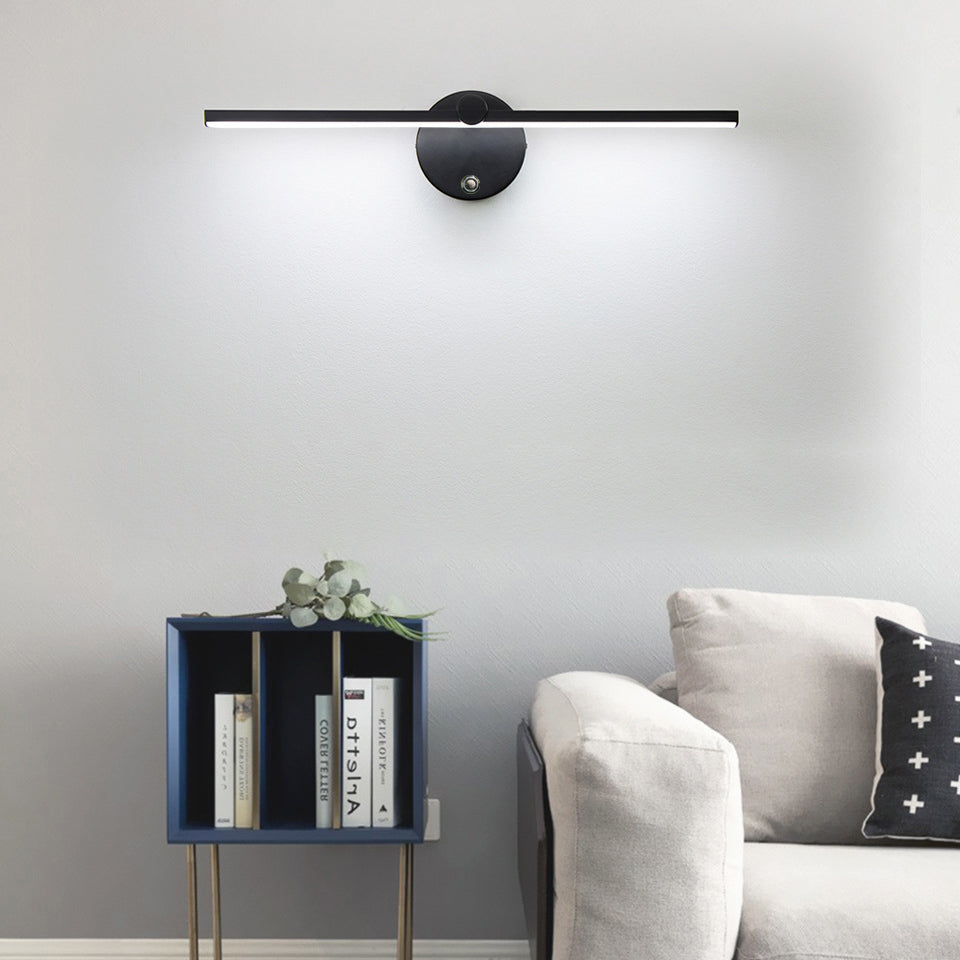 Aluminum LED Rotatable Touch Dimmer Wall Sconce Lamp