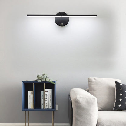Aluminum LED Rotatable Touch Dimmer Wall Sconce Lamp