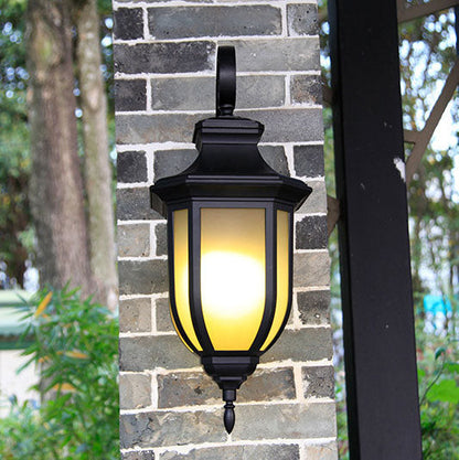 Aluminum Alloy Square Outdoor 1-Light Wall Sconce Lamp