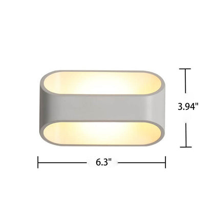 Nordic Simple Rectangle Design LED Wall Sconce Lamp