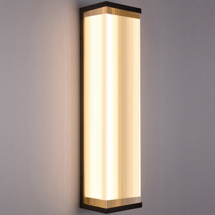 Waterproof Steel Acrylic LED Outdoor Wall Sconce Lamp