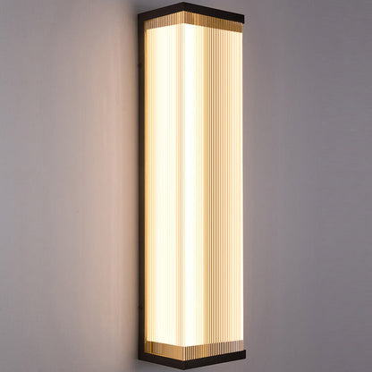 Waterproof Steel Acrylic LED Outdoor Wall Sconce Lamp