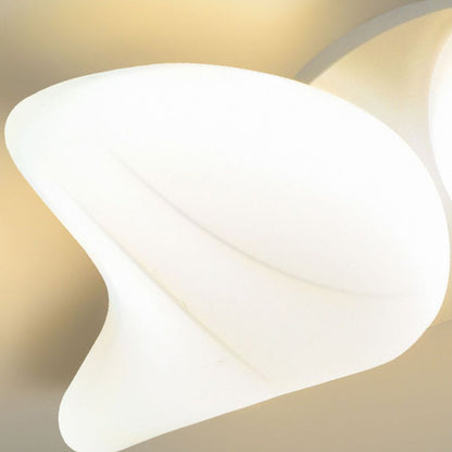 Creative PE Geometric Shade Hardware LED Wall Sconce Lamp