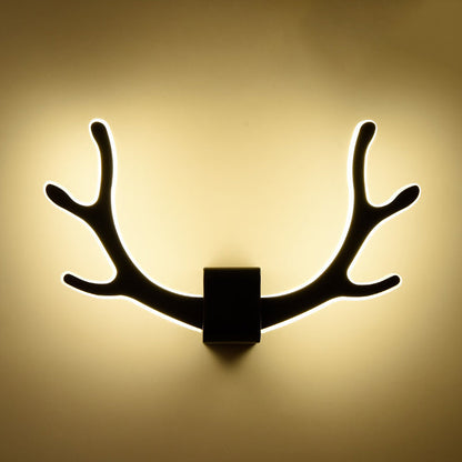 Acrylic Nordic Creative Antler Shape LED Wall Sconce Lamp