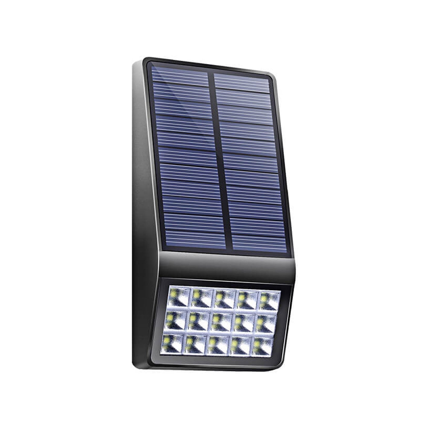 Solar Square Outdoor Fence Wall Sensor Wall Sconce Lamp