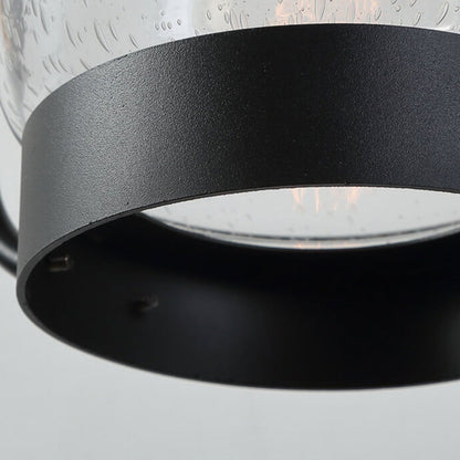 Bubble 1-Light Outdoor Waterproof Patio Wall Sconce Lamp
