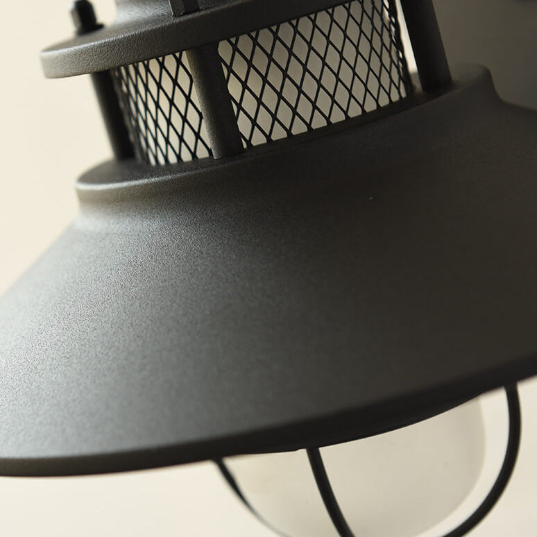 Outdoor Iron Body 1-Light Outdoor Wall Sconce Lamp