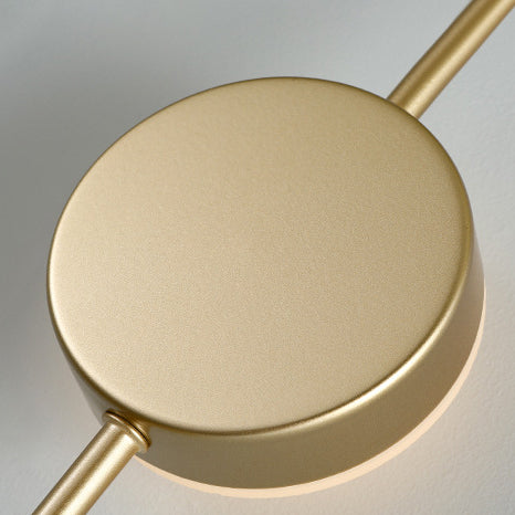 Nordic Round Geometric Metal Acrylic LED Wall Sconce Lamp