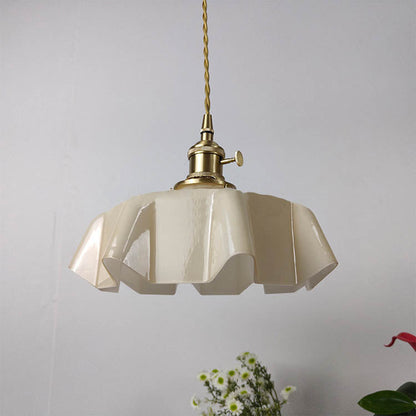 Traditional Petal Pendant Light