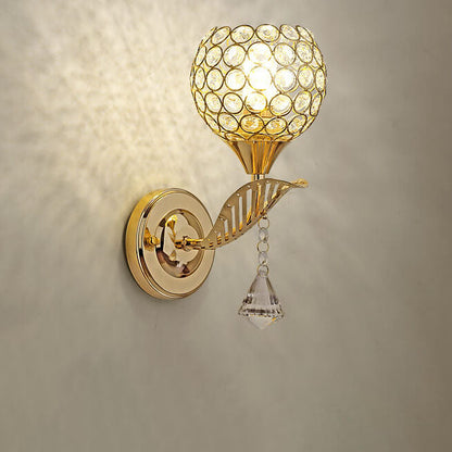 Creative Crystal Ball 1- Light Wall Sconce Lamp