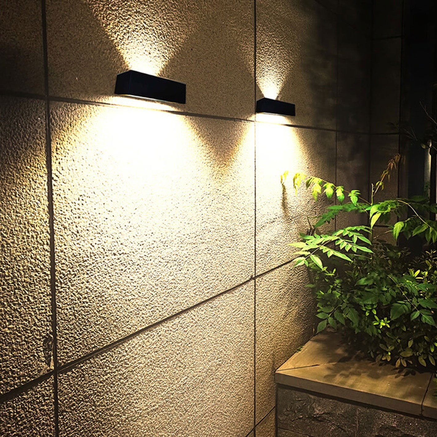 Outdoor Solar Remote Control Timing LED Wall Sconce Lamp