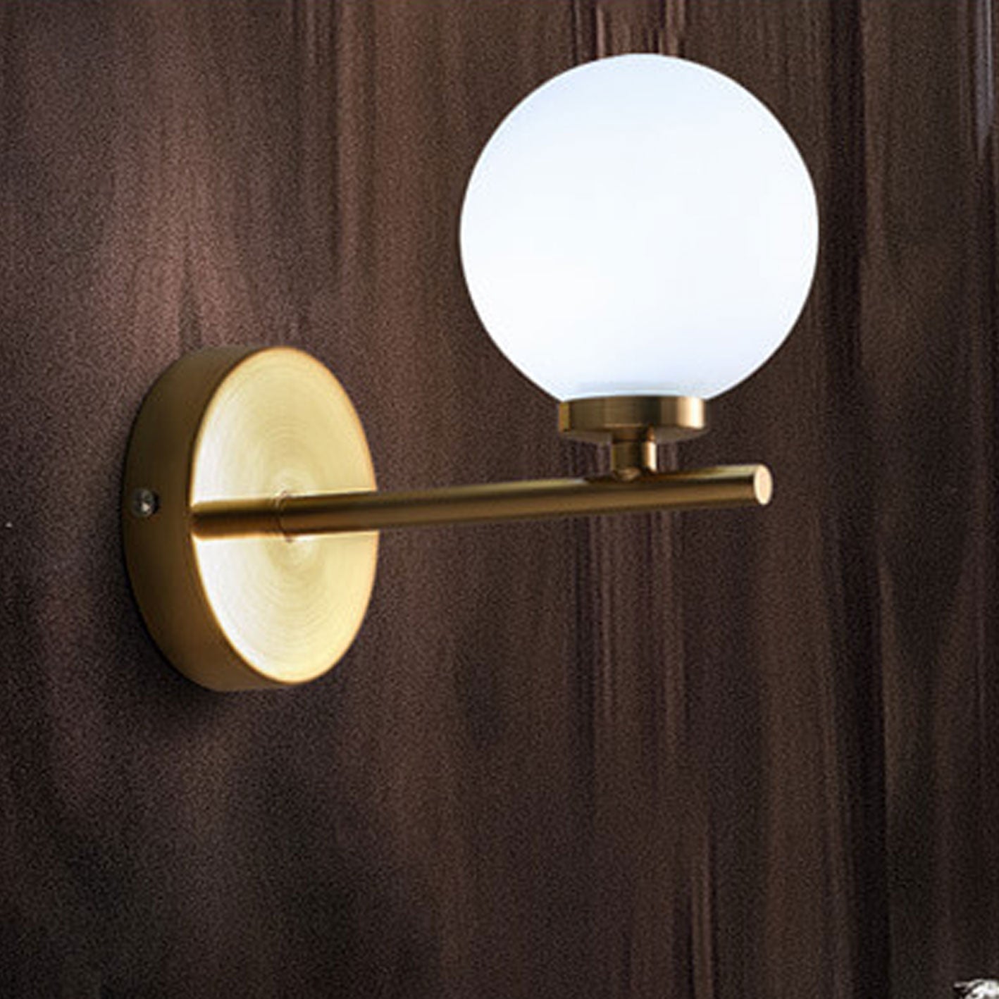 Milk Ball Metal Magic Bean 1/2/3 Light Wall Sconce Lamp