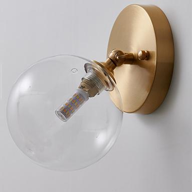 Nordic Creative Glass Magic Bean 1-Light Wall Sconce Lamp
