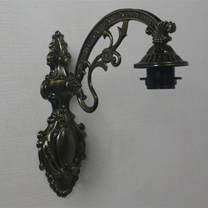 Tiffany Alloy Iron Stained Glass 1-Light Wall Sconce Lamp