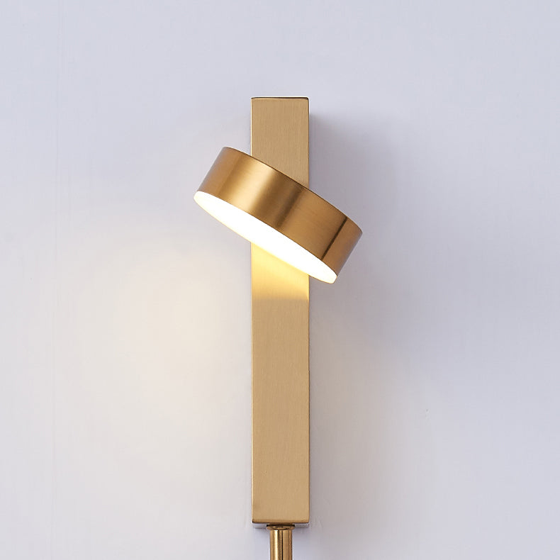 Minimalist Long Aluminum Iron Acrylic LED Wall Sconce Lamp