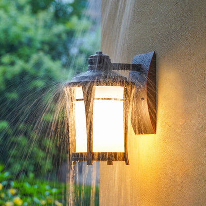 Wrought Iron Outdoor Waterproof 1-Light Wall Sconce Lamp