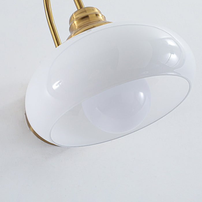 French Ball Ribbed Flower Bud 1-Light Wall Sconce Lamp