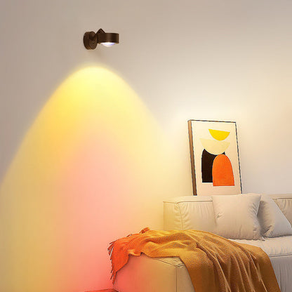 Simplicity Cylinder Aluminum 1-Light Wall Sconce Lamp