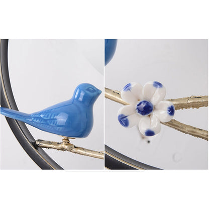 Chinese Ball Bird Tree Branch 1-Light Wall Sconce Lamp