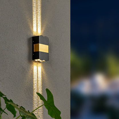 Rectangular Waterproof Outdoor Patio Wall Sconce Lamp
