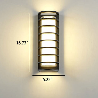 Outdoor Column Waterproof LED Garden Wall Sconce Lamp