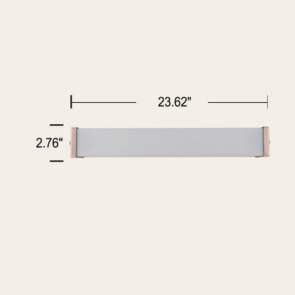 Rose Gold Square Strip Acrylic LED Wall Sconce Lamp