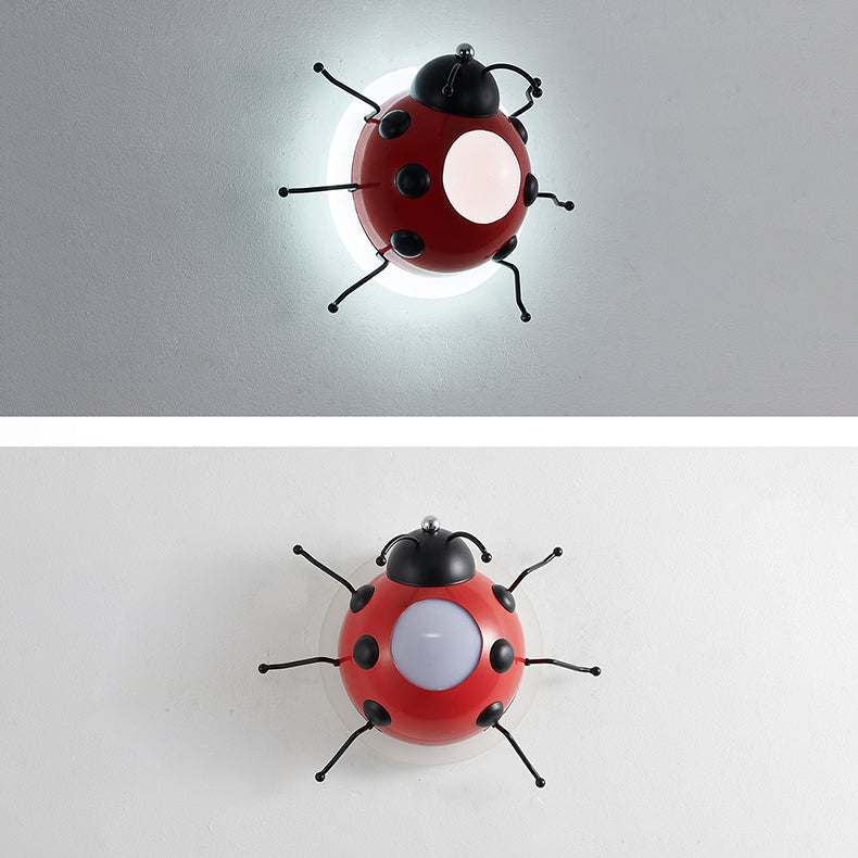 Creative Cartoon Beetle Acrylic LED Kids Wall Sconce Lamp