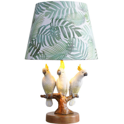 Nordic Fabric Bird Table Lamp