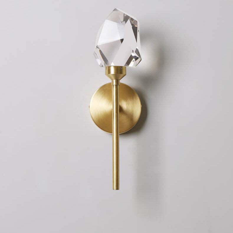 Full Crystal Scepter Design 1/2-Light LED Wall Sconce Lamp