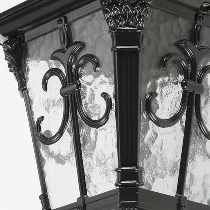 Europe Glass Outdoor Indoor 1-Light Wall Sconce Lamp