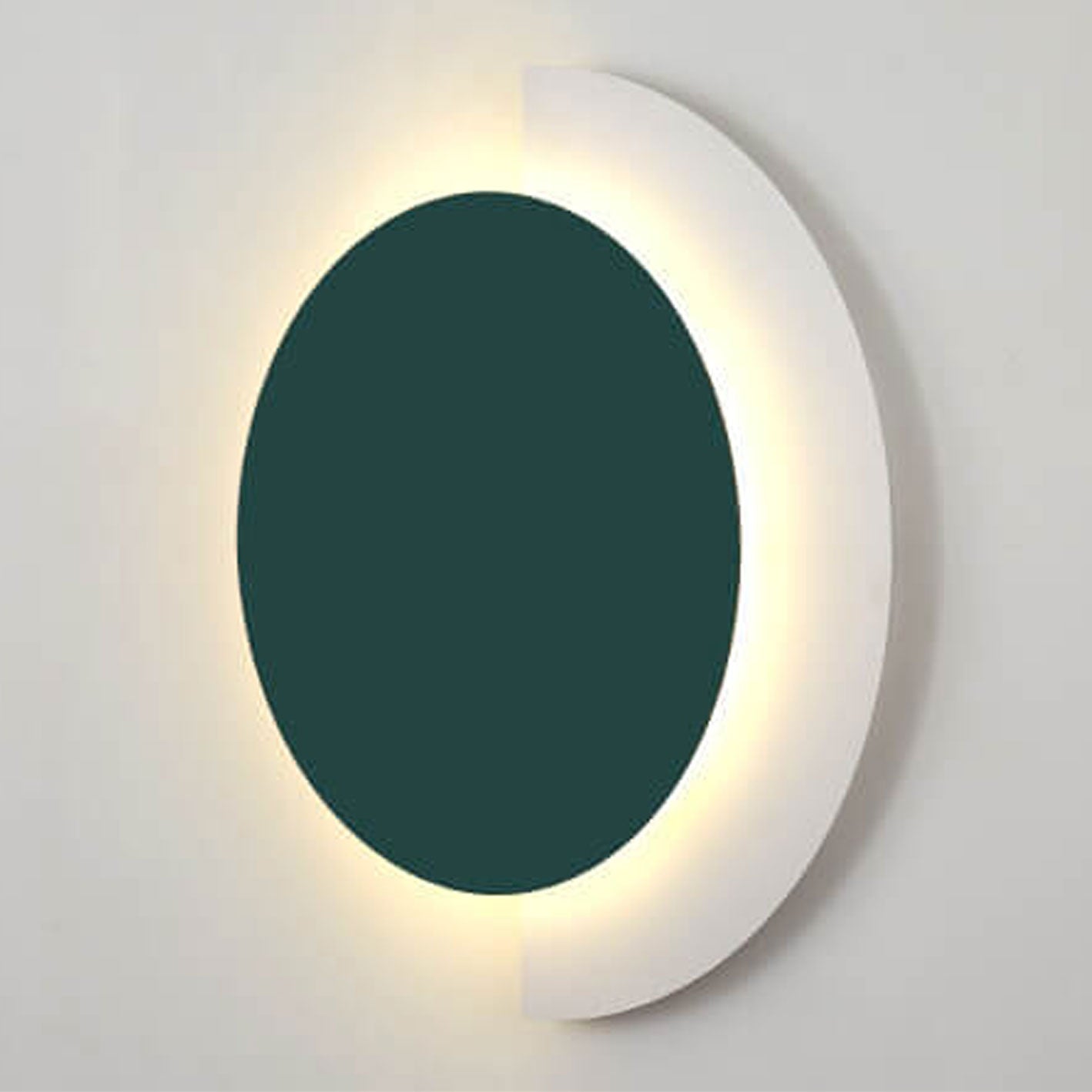 Solid Color Wrought Iron Acrylic LED Wall Sconce Lamp
