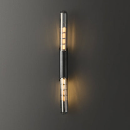 Modern Minimalist Cooper Glass 1-Light Wall Sconce Lamp