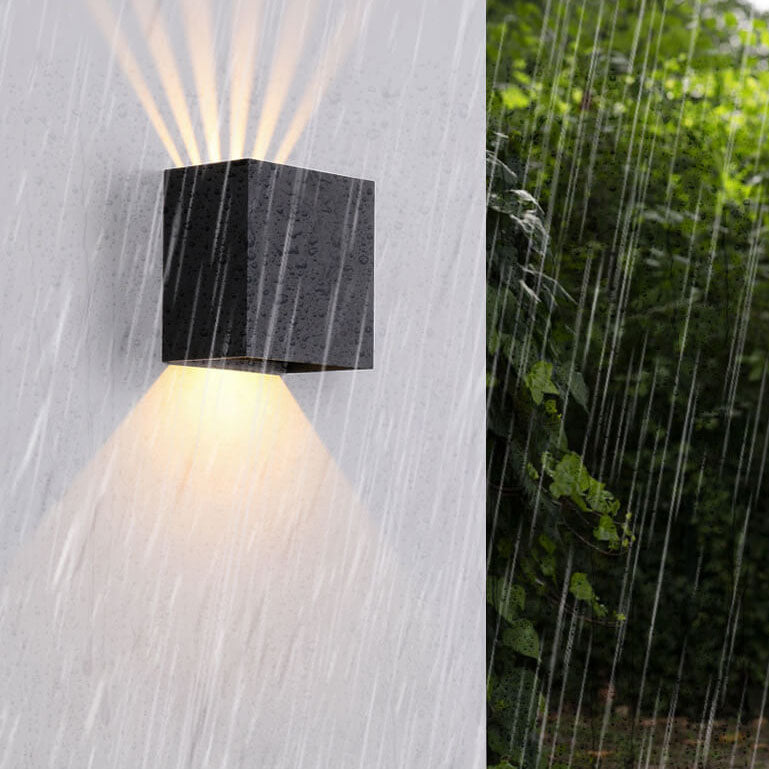 Pure Dimmable Angle Square LED Outdoor Wall Sconce Lamp
