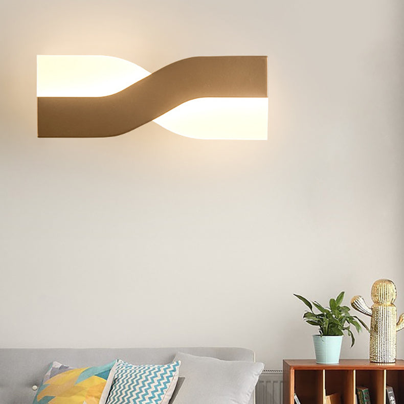 Creative Rotatable Funnel Iron Acrylic LED Wall Sconce Lamp