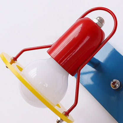 Childlike Iron 2-Light Mirror Front Wall Sconce Lamp