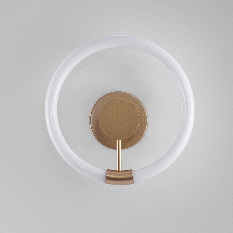 Simplicity Circle Acrylic Shade LED Wall Sconce Lamp
